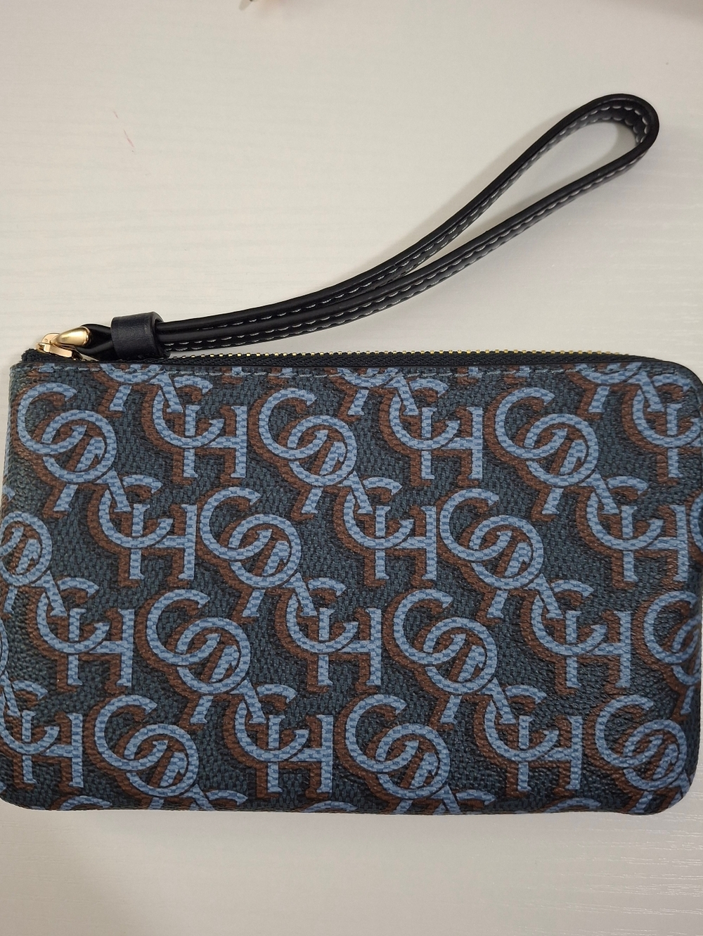 Coach Monogram Wristlet NWOT